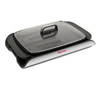 Bq91 Gril Et Barbecue, 2000W, Plaques Antiadhésives Xl 40 X 30 Cm À Double Usage, Sans Fumée, Couvercle En Verre Trempé,