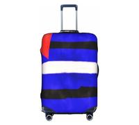bqabhu Bibliothèque avec livres, housse de valise, housse de protection extensible, élégante, Drapeau Gay Pride en cuir, M, Housse de bagage
