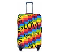 bqabhu Housse de protection extensible pour manette de jeu vidéo Gadgets, Rectangle d'amour LGBT arc-en-ciel, x-large, Housse de bagage