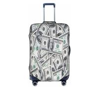 bqabhu Housse de valise avec motif balle de baseball et softball, protection extensible, élégante, Billet de 100 dollars, S, Housse de bagage