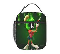 bqabhu Sac à déjeuner Marvin Anime The Martian portable réutilisable boîte à déjeuner isotherme pour bureau, extérieur, pique-nique, femme et homme, 25,4 x 10,2 x 20,3 cm