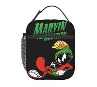 bqabhu Sac à déjeuner Marvin Anime The Martian portable réutilisable boîte à déjeuner isotherme pour bureau, extérieur, pique-nique, femme et homme, 25,4 x 10,2 x 20,3 cm