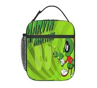 bqabhu Sac à déjeuner Marvin Anime The Martian portable réutilisable boîte à déjeuner isotherme pour bureau, extérieur, pique-nique, femme et homme, 25,4 x 10,2 x 20,3 cm