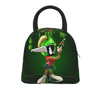bqabhu Sac à déjeuner Marvin Anime The Martian portable réutilisable boîte à déjeuner isotherme pour bureau, extérieur, pique-nique, sac à main pour homme et femme, 26 x 16,5 x 21,8 cm
