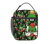 bqabhu Sac à déjeuner Marvin Anime The Martian portable réutilisable boîte à déjeuner isotherme pour bureau, extérieur, pique-nique, femme et homme, 25,4 x 10,2 x 20,3 cm