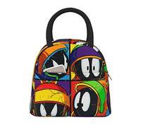 bqabhu Sac à déjeuner Marvin Anime The Martian portable réutilisable boîte à déjeuner isotherme pour bureau, extérieur, pique-nique, sac à main pour homme et femme, 26 x 16,5 x 21,8 cm