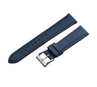 BQAXUREW EDVENA Bracelet de montre en toile de voile véritable de qualité supérieure, 20 mm et 22 mm, double face, en nylon imperméable, à dégagement rapide, for le sport(Blue,20mm)