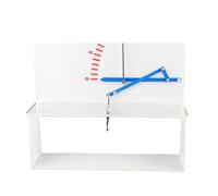 BQBQERT Outil d'enseignement de la physique en métal avec levier optique - Démonstrateur de déformation pour expérience en laboratoire en classe