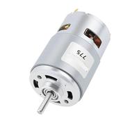 BQHHWTZ 775 Moteur à axe rond, double roulement à billes avant et arrière, moteur haute vitesse 12 V haute puissance, moteur CC à couple élevé.
