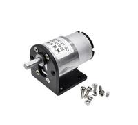 BQHHWTZ JGB37-520 Moteur électrique à couple élevé 12 V 24 V en métal à haute vitesse réversible Micro vitesse réglable CW CCW