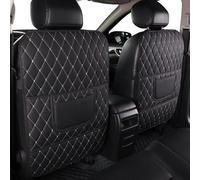 Bqieai 2PCS Voiture PU Cuir siège Dossier Anti-Coup Coussin, pour Mercedes-Benz Mercedes-EQ EQA EQB EQC EQS 250 300 350 400 580 450+ Imperméable Antifouling Protections Intérieur Accessoires