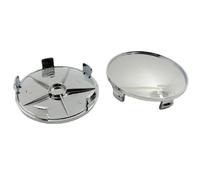 Bqieai 4PCS Voitures ABS Cache Moyeu, pour OD 68mm,ID 65mm Cache-moyeux Centre Roue imperméable Antirouille Anti-poussière Protéger décorer Accessoires