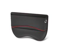 Bqieai Voiture Cuir boîte Rangement Siège, pour Mazda MX-5 RF ND MX5+ sièges Organisateur Multifonctionnelle Anti-Fuite Portable Rangement Poche Car IntéRieur Accessoires,A/Black-2PCS