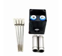 BQingWay 1set Pièces d'imprimante 3D for Ultimaker 2 1,75/3 mm Croix Curseur Extrudeuse Curseur Bloc Bricolage Double Extrusion tête Extrudeuse Diaporama (Taille : 3mm Version)