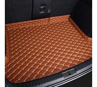 BQKCD Cuir Tapis Coffre Voiture pour Audi TT 4 Seats MK3 2015-2023, Tapis de Coffre sur Mesure Imperméable Antidérapant Doublure Anti Rayures Accessories,F/Brown