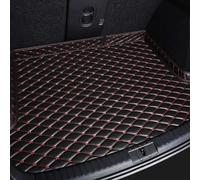 BQKCD Cuir Tapis Coffre Voiture pour VW Golf 8 | Golf GTE/Golf GTI/Golf GTD/Golf Clubsport, Tapis de Coffre sur Mesure Imperméable Antidérapant Doublure Anti Rayures Accessories,C/BlackRed