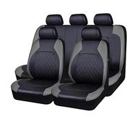 BQKCD Housse de Siege Voiture pour Kia Sportage 2018-2023, Cuir Ensembles de Housses de Siège ImperméAble Facile À Installer Confortable Accessoire,C/9pcs Set Grey