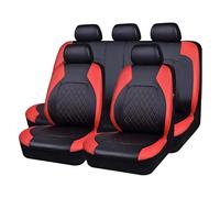 BQKCD Housse de Siege Voiture pour Kia Sportage 2018-2023, Cuir Ensembles de Housses de Siège ImperméAble Facile À Installer Confortable Accessoire,B/9pcs Set Red