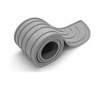 BQKCD Protection Pare Choc Voiture pour Ford Transit/Tourneo Custom 2023-2024 2025, Protecteur Porte Coffre en Caoutchouc Protection Seuil ArrièRe RéSistant Accessoires,104cm*9cm-D/Grey