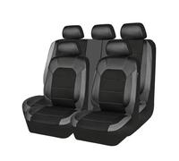 BQKCD Voiture Ensembles De Housses Siège pour Renault Kangoo Rapid 2021-2024/Re-nault Kangoo Rapid 2013-2018, Cuir Housse de Siege Avant et Arrière Housse de Protection Coussin de SièGe,B/Gray