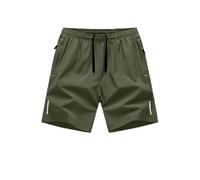 BQLFPOIHP Brysha Mens Shorts, Mens Athletic Shorts, Style Versatility for Gym & Casual Wear(Green,M)