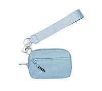 BQLFPOIHP Commonlyto Wallet, The Wallet 2nd Gen, Wristlet Nylon Large Space with Zipper, Waterproof Material(Sky Blue)