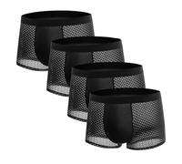 BQLFPOIHP Men's underwear, Briefs, Underwea(Black,L)