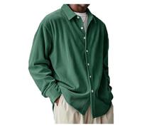 BQLFPOIHP Pacificozy Mens Shirts, Pacificozy Men's Stylish Casual Daily Long-Sleeved Shirt Button Down(Green,L)