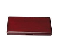 BQLZR Boîte à anches pour basson en bois couleur acajou pour 9 anches avec velours doux