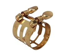 BQLZR Ligature embouchure de saxophone alto doré