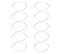 BQLZR Lot de 10 cordes pour piano Argenté 100 cm Longueur 0,1 cm Diamètre 18 #