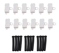 BQLZR Lot de 12 mini boîtes de jonction pour câbles Beige T06-MM02P