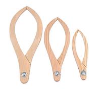 BQLZR Lot de 3 compas de poterie en bois