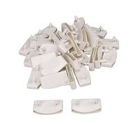 BQLZR Lot de 30 Embouts de Lattes de lit en Plastique Blanc pour sommier en Bois