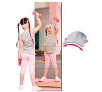 BQRIS Miroir de sécurité incassable pour enfants, super épais, 0,14 po, lot de 4, 14 x 14 po, miroirs incassables en acrylique, corps sans verre, miroirs de salle de sport à domicile, miroirs muraux