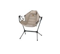 BQRTVXSD Compatible avec la Chaise à Bascule Pliable en Alliage d'aluminium Naturehike, Angle réglable avec Oreiller, roulement de 150 kg for Les Voyages en Camping(Khaki)