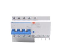 BQSLUMLZU Disjoncteur différentiel électromécanique DZ47LE-32/63 1P+N 2P 3P+N 4P 6A~60A Interrupteur de sécurité à Courant résiduel AC230/400V(25 V,3P-N)