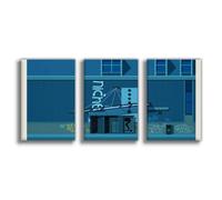 BQUWR Poster rétro sur toile Motif Niche Nightclub 20 x 30 cm