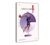 BQUWR Poster sur toile Vince Carter - Décoration de chambre à coucher - 20 x 30 cm