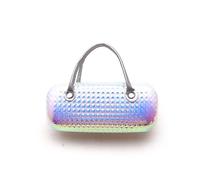 BQWanFA Joli étui à lunettes étanche pour filles et enfants, avec poignée, motif diamant fantaisie, rangement pour lunettes de soleil et lunettes, maquillage et fournitures scolaires