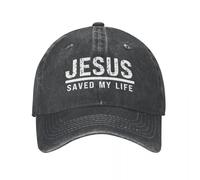 BQWRUUYM 2023 Nouveau Casual Lavé Coton Jésus Sauvé Ma Vie Queue De Cheval Casquette De Baseball Papa Printemps Été Snapback Hat Cap Chapeaux