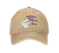 BQWRUUYM Blueys Unicorse Pourquoi Devrais-Je m’en Soucier Casquette de Baseball décontractée Casquette de Camionneur d’été Dropshipping en Plein air Unisexe Hommes Casquettes de Baseball élégantes