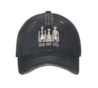 BQWRUUYM Casquette de Baseball Jack Off Jill Band D’été Mode Trucker Chapeau Hommes Femmes Imprimer Randonnée Pêche Casquette Snapback à l’épreuve du Soleil