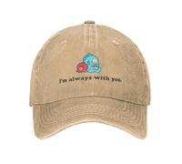 BQWRUUYM Casquette de Baseball, Je suis Toujours avec Vous Été Street Style Trucker Chapeau Adulte Design Gym en Plein Air Casquettes De Baseball Respirantes