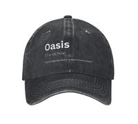 BQWRUUYM Dictionnaire de Mode définition O-Oasis Casquettes de Baseball Unisexe lavé Snapback Chapeau Extérieur Courir Golf Chapeaux Ajustables Casquette