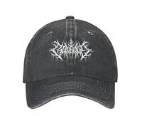 BQWRUUYM Dieu Est L’Amour Death Metal Denim Casquette Chapeau Ajustable Femmes Hommes Casquette Été Automne Vintage Casquette Gorras