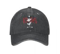 BQWRUUYM DM Memento Mori Unisexe Style Casquette de Baseball Depeche Mode Détressé Denim Casquettes Chapeau Vintage Extérieur Toutes Les Saisons Vêtements de Voyage