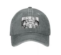 BQWRUUYM K on Mignon Casquette de Baseball Unisexe Comic Anime en détresse Washed Hats Cap Vintage Outdoor Summer Sun Cap