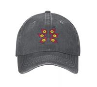 BQWRUUYM Kokushibo Casquette de Baseball Vintage en détresse lavé Anime Comic Casquette de Soleil Unisexe Activités de Plein air Chapeaux réglables Casquette