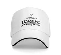 BQWRUUYM Personnalisé Jésus Le Chemin La Vérité La Vie Casquette De Baseball Adulte Foi Réglable Papa Chapeau Femmes Hommes Protection Solaire
